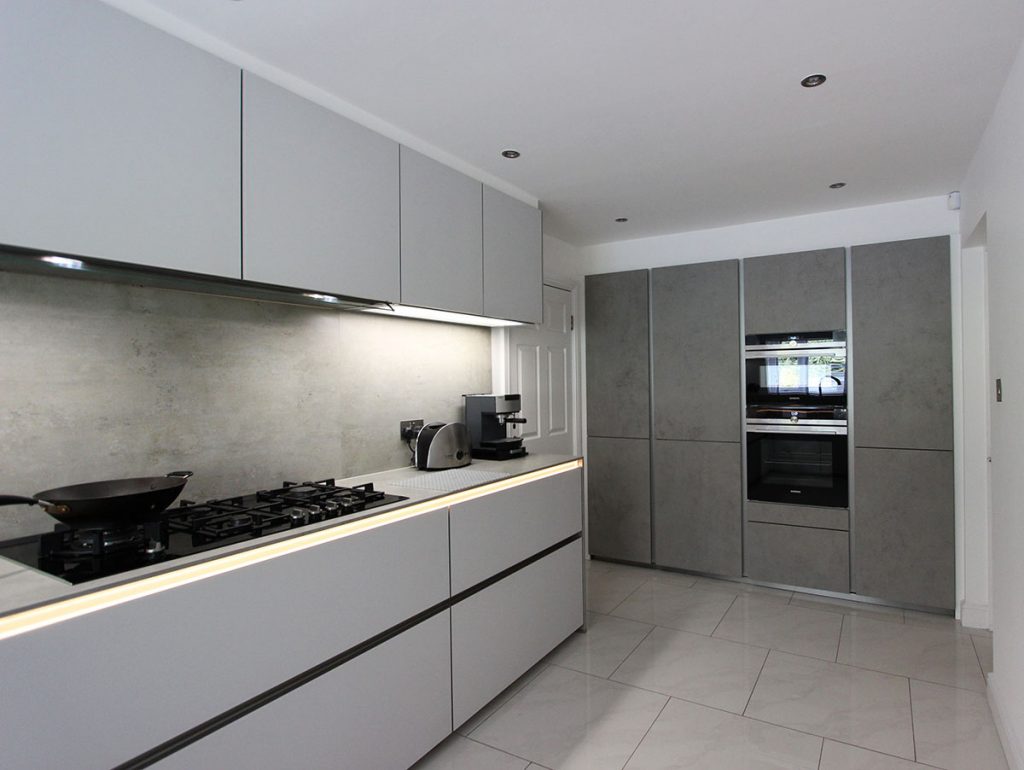 Schuller Concrete Ceramic Kitchen Salford, Manchester - German Kitchens UK